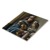 ミネルバ静かの御番 – ローマの女神 タイル (側面)