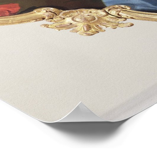 ミネルヴァとしての女性のポートレート, 1730 ポスター (角)