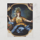 ミネルヴァとしての女性のポートレート, 1730 ポストカード (正面)