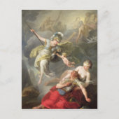 ミネルヴァと火星の戦い, 1771 ポストカード (正面)