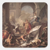 ミネルヴァの保護を受けたペルセウス スクエアシール (正面)