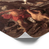 ミネルヴァの保護を受けたペルセウス ポスター (角)