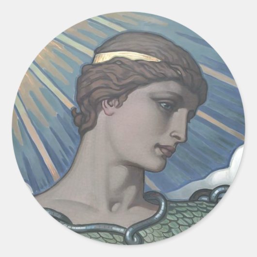 ミネルヴァ勉強 ラウンドシール (正面)