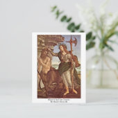 ミネルヴァ&ザケンタウロスバイサンドロボッティチェリ ポストカード (スタンド正面)
