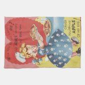 ミネ風変わりスおもしろいアップルパイ仲居バレンタイン キッチンタオル (横)