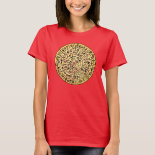 ミノアンクレテTシ動揺してールのパイストスディスク Tシャツ