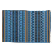 ミノアンブルー 枕カバー (裏面-左)