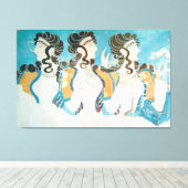 ミノア文明/3女性/ブロンズ時代/ キャンバスプリント (インサイチュ (ウッドフロア))