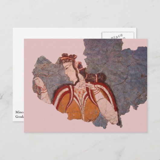 ミノア絵を描ウォール葉書 ポストカード (正面/裏面)