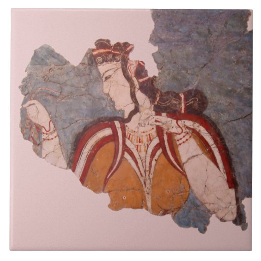 ミノア絵画の壁 タイル (正面)