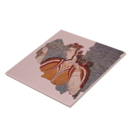 ミノア絵画の壁 タイル