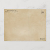 ミノア考え女 ポストカード (裏面)