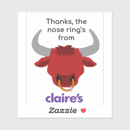 ミノタウリステッカー シール (シート)