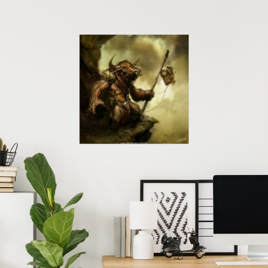 ミノタウル ポスター (ホームオフィス)