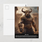 ミノタウル ポストカード (正面/裏面)