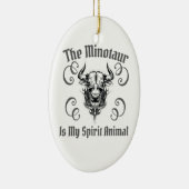 ミノタウル·マイ·スピリット·アニマル古代ギリシャ神話 セラミックオーナメント (右)