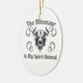 ミノタウル·マイ·スピリット·アニマル古代ギリシャ神話 セラミックオーナメント (左)