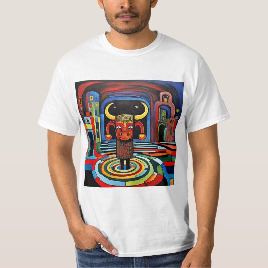 ミノタウロスが待ち構える Tシャツ (正面)