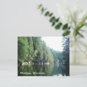 ミノッカウィスコンシン湖はがき ポストカード (スタンド正面)