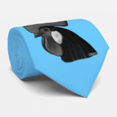 ミノルカの鶏の頭 ネクタイ (ロール)