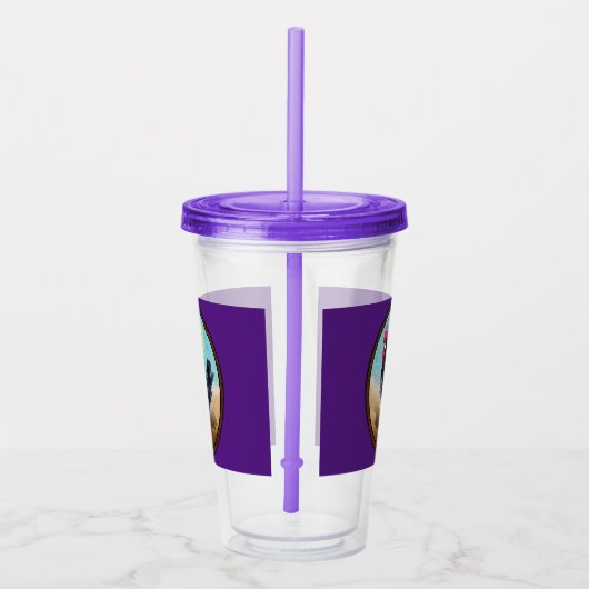 ミノルカルースターヴィンテージオーバル アクリルタンブラー (右)