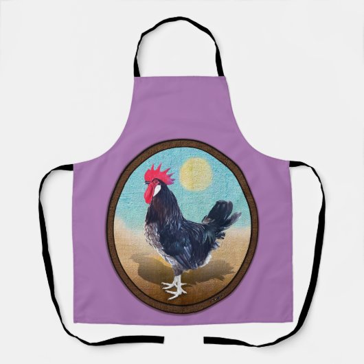 ミノルカルースターヴィンテージオーバル エプロン (正面)