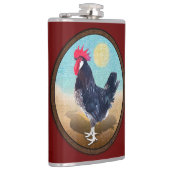 ミノルカルースターヴィンテージオーバル フラスク (右)