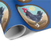 ミノルカルースターヴィンテージオーバル ラッピングペーパー (ロールコーナー)