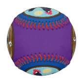 ミノルカルースターヴィンテージオーバル 野球ボール (裏面)