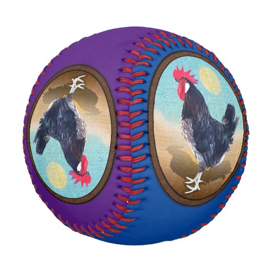 ミノルカルースターヴィンテージオーバル 野球ボール (アングル)