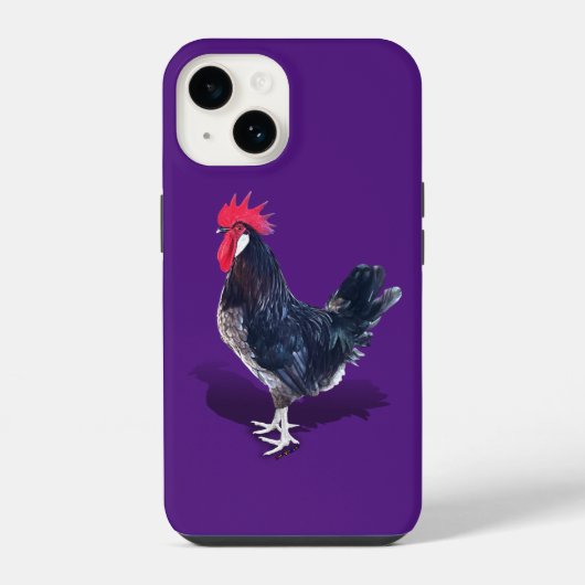 ミノルカ雄鶏 iPhoneケース (裏面)
