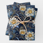 ミノ冬の花の贈り物ラップ ラッピングペーパーシート (インサイチュ)