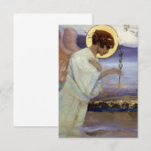 ミハイル・ネステロフ著「アルチャンゲル・ガブリエル」 サンキューカード (正面/裏面)