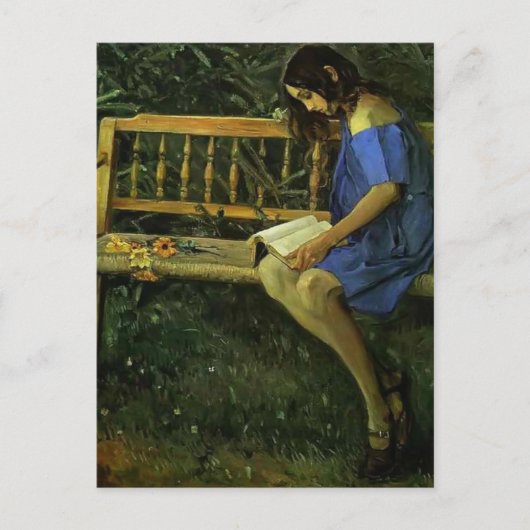 ミハイル・ネステロフ – ナターシャ・ネステロヴァポートレート ポストカード (正面)