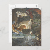 ミハイル・ヴルベル – ファウストとメフィストの飛行 ポストカード (正面/裏面)