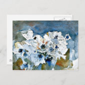ミハイル・ヴルーベリの作品：花 ポストカード (正面/裏面)