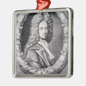 ミハエルヴァンder Gucht著刻まれるダニエル・デフォー メタルオーナメント (左)