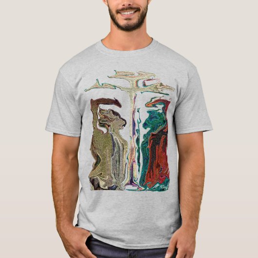 "ミハエル対ミハエルCrozz著Satan" Tシャツ (正面)