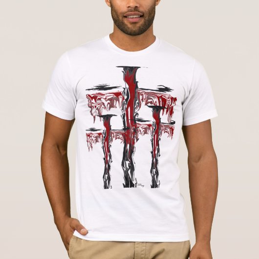 ミハエルCrozz著"小雨が降った懸濁液" Tシャツ (正面)