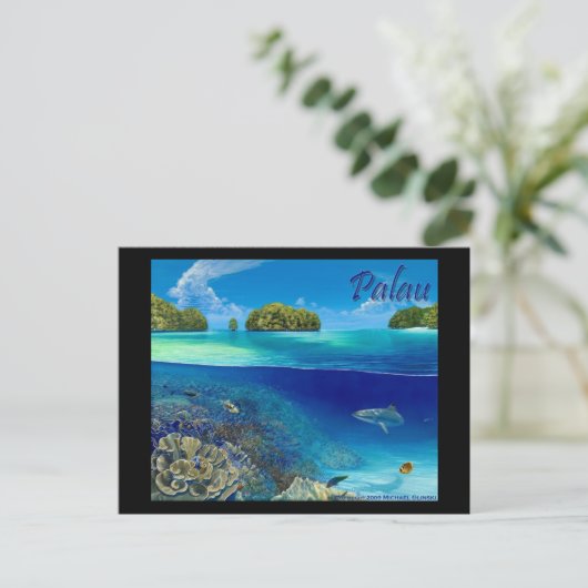 ミハエルGlinski著湖3 ポストカード (スタンド正面)