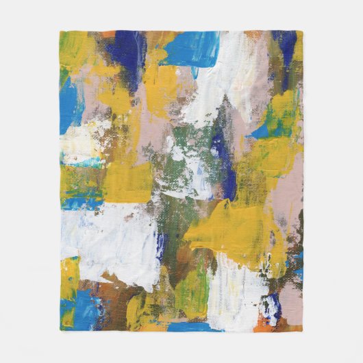 ミハエルMoffa著抽象的な表現#11 フリースブランケット (正面)