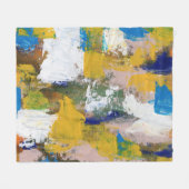 ミハエルMoffa著抽象的な表現#11 フリースブランケット (正面(横))