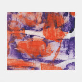 ミハエルMoffa著抽象的な表現#12 フリースブランケット (正面(横))