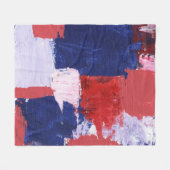 ミハエルMoffa著抽象的な表現#1 フリースブランケット (正面(横))