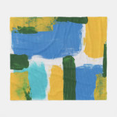 ミハエルMoffa著抽象的な表現#3 フリースブランケット (正面(横))