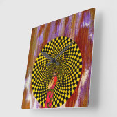 ミハエルMoffa著Daliance スクエア壁時計 (傾斜)