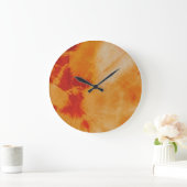 ミハエルMoffa著Tyeの染料の構成#12 ラージ壁時計 (ホーム)