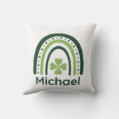 ミハクローバーボホーレインボー クッション (裏面)