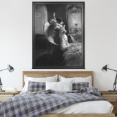 ミハリー・フォン・ジチによるロマンチックな出会い キャンバスプリント (インサイチュ (寝室))