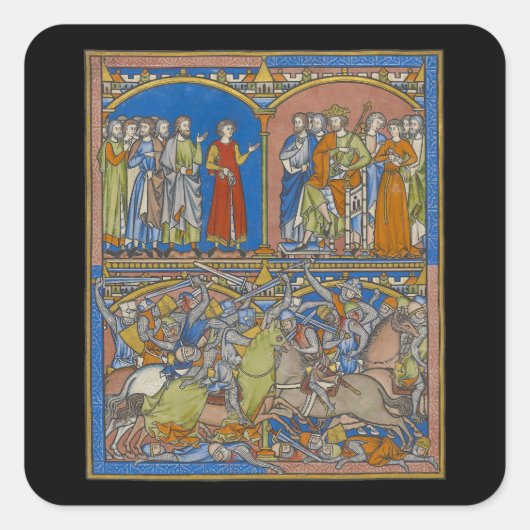 ミハルの苦行、血闘争 スクエアシール (正面)